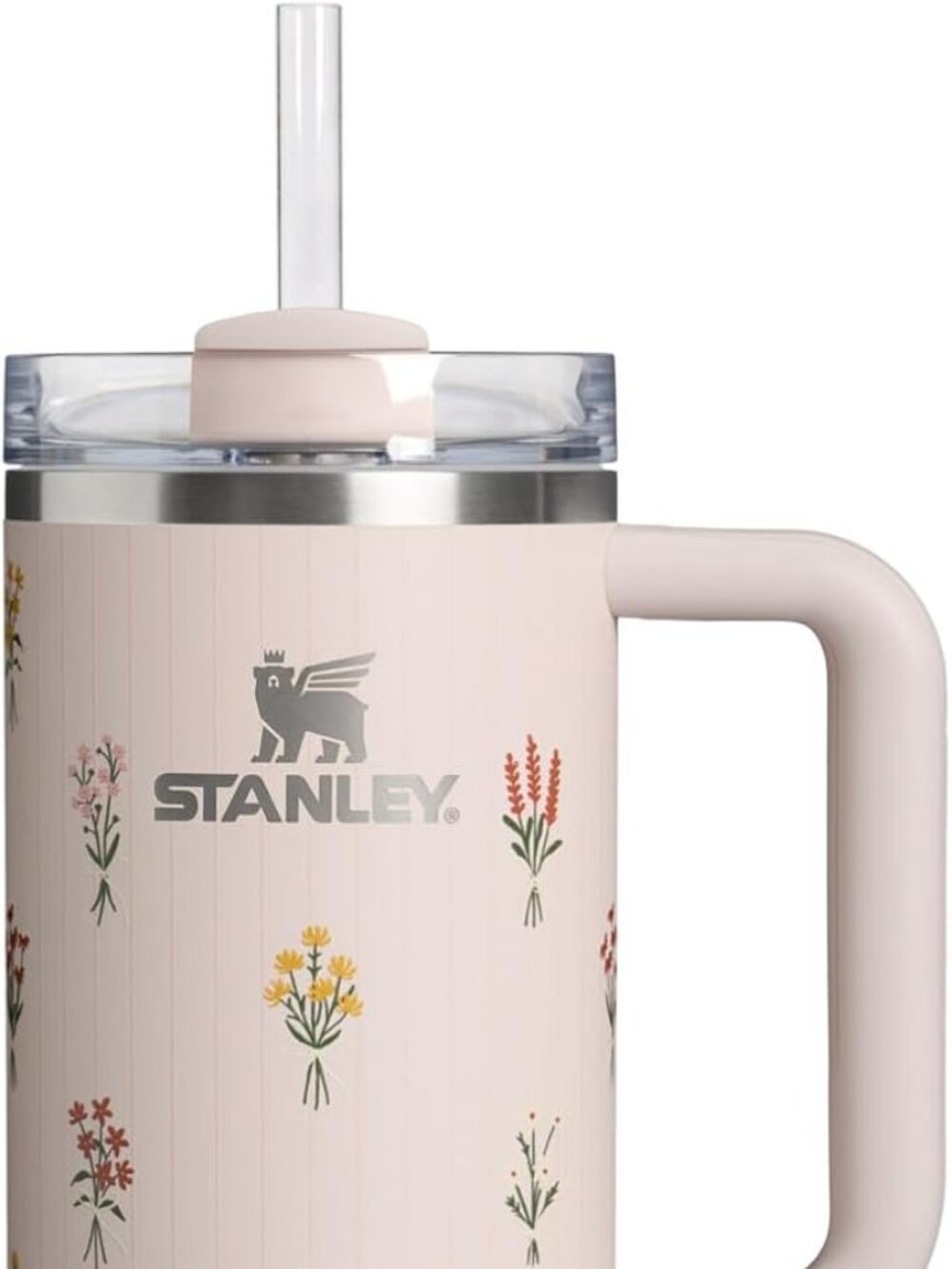 STANLEY The Quencher H2.0 FlowState™ Tumbler 30 oz / 0.89 L Rose Quartz Bouquets